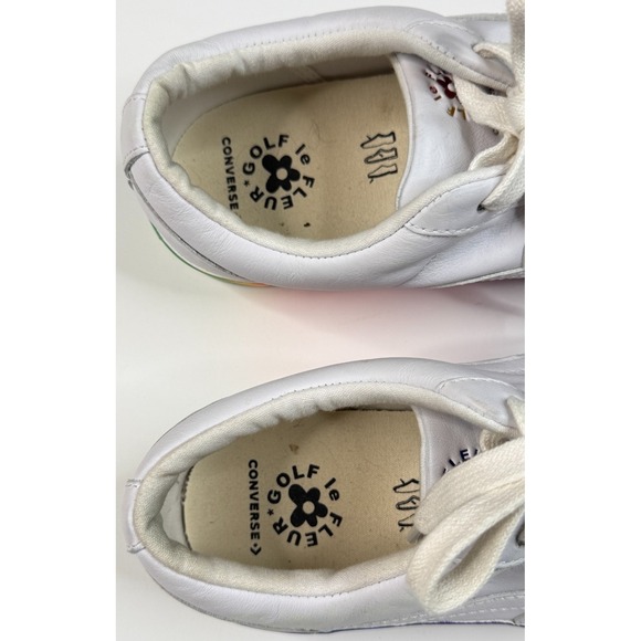 Converse Golf le Fleur Rainbow Low Top Sneakers Size Men 10 - Women 12 - Picture 3 of 13
